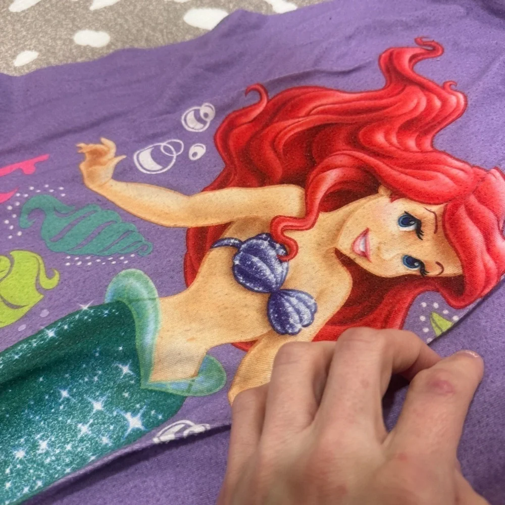 Vintage y2k Disney Store princesses fairies tinkerbell ariel tee girls dress top